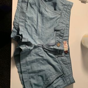 To big on the waist for me and really short